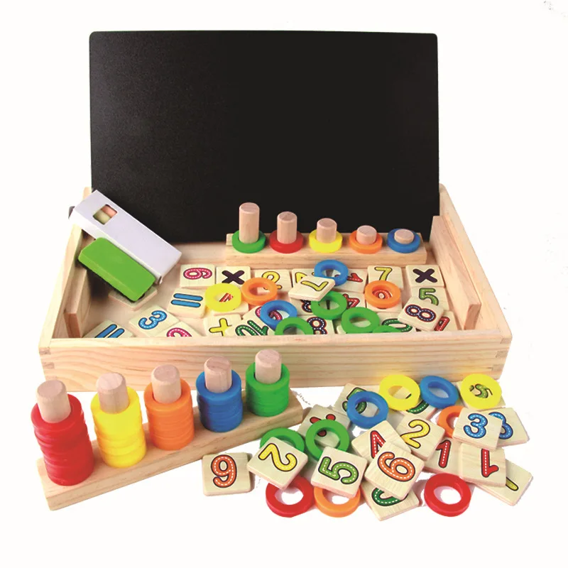 

Donuts Digital Multi-functional Computing Educational Toy Wooden Children ENLIGHTEN Toy Boxed Special Education Educational Toy