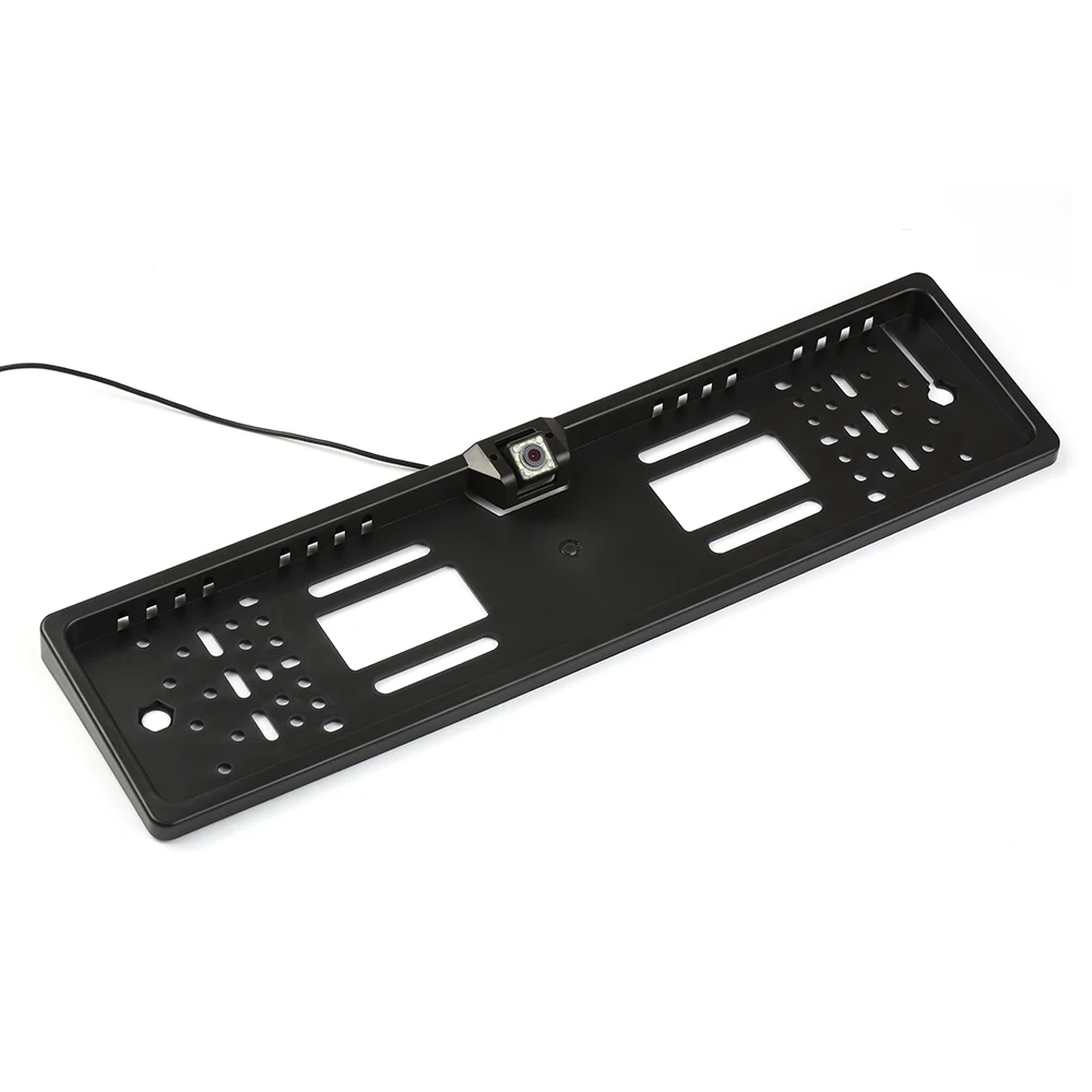 

High-quality European License Plate Frame Backup Camera 12 LED 1080P FHD Car Rear View Camera with Night Vision