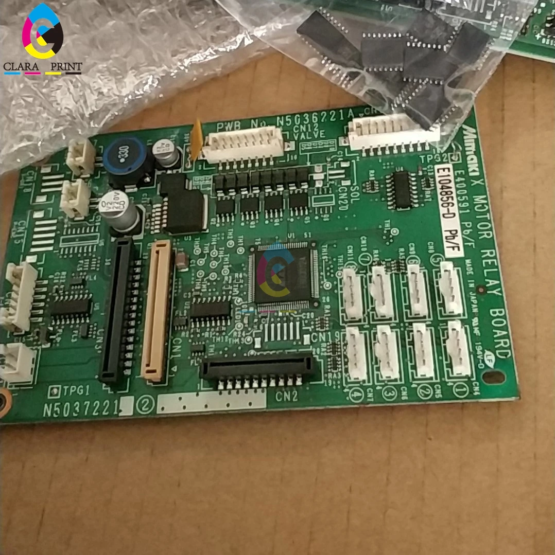 Используется Mimaki JV33/CJV30 X-Axis моторное реле PCB в сборе-E104856