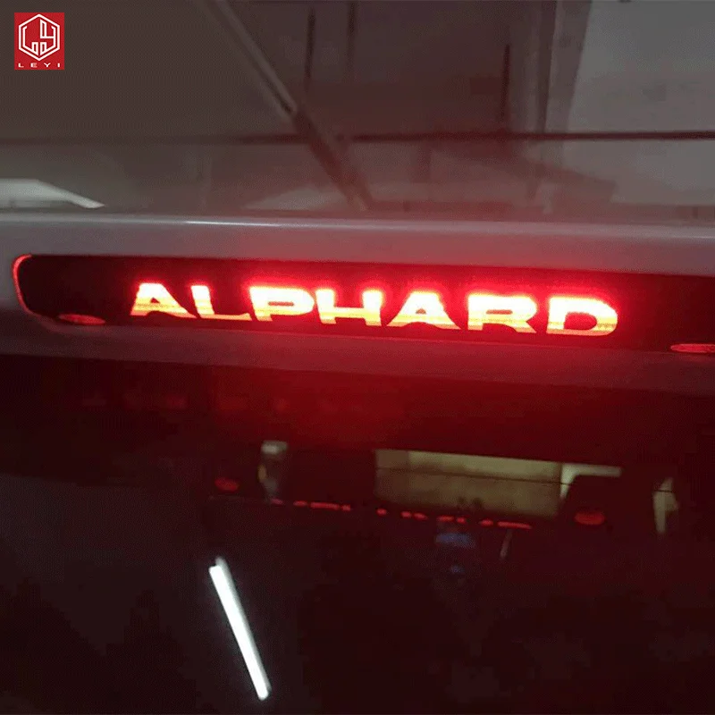 Для alphard vellfire 2015 2019 наклейка из углеродного волокна Автомобильная с высоким