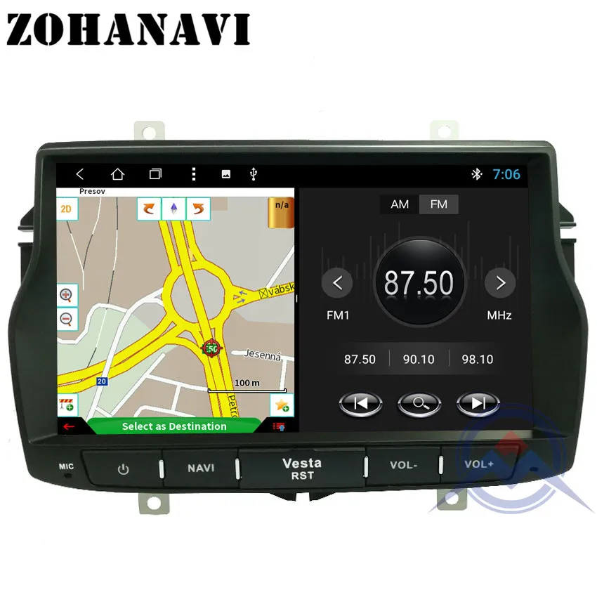 

ZOHANAVI Octa Core Android vesta CAR DVD Radio for LADA VESTA DVD Android CAR GPS navigation 2GB RAM 32GB ROM
