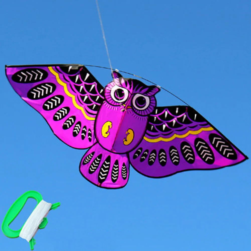 3D Owl Kite Kids Toys Funny Outdoor Sports Classic Activity Game With Tail Toys For Children Early Learning Educational 5
