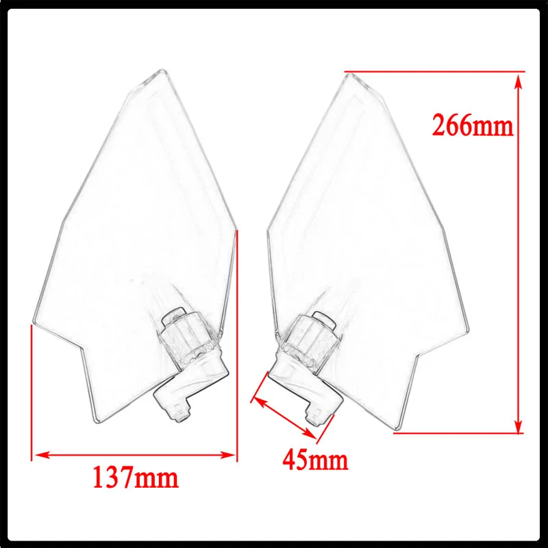 Adjustable Upper Air Deflectors Motorcycle Accessories For HONDA Gold Wing GL1800 Tour DCT Airbag F6B motorcycle windshield motorcycle spoilers