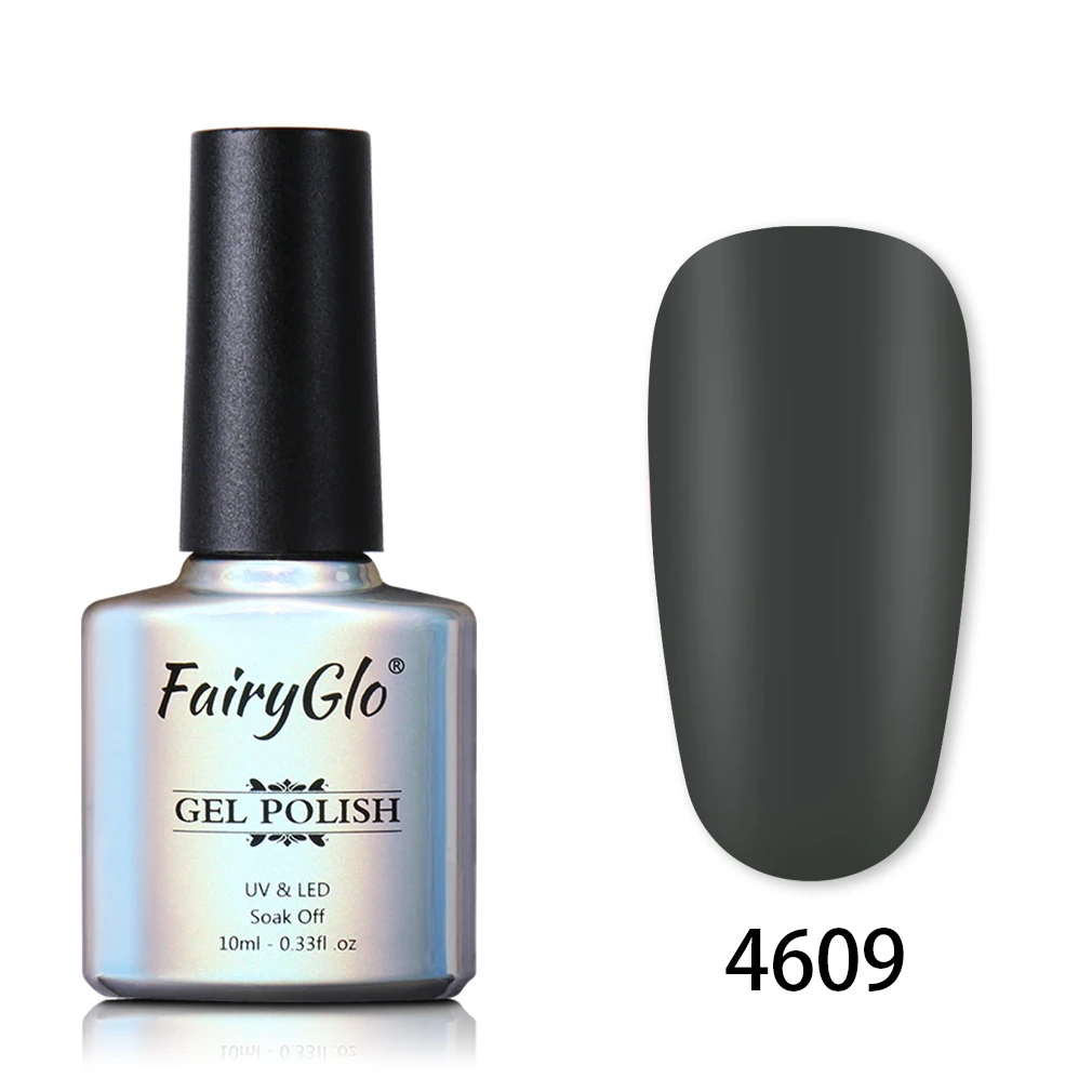 FairyGlo 10 мл матовый гель для ногтей one step ногтей замочить от УФ-светодиодный Полупостоянный для ногтей гелем нет необходимости базовое, топовое покрытие гибридные Лаки - Цвет: 4609