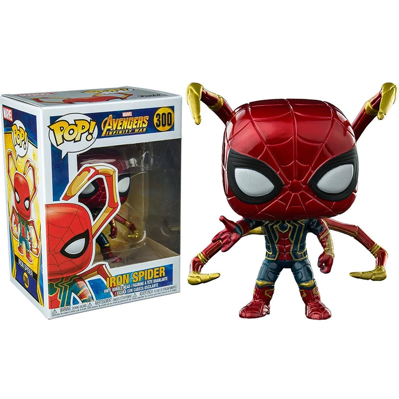 200 with Box Funko POP Marvel далеко от дома ограниченная тема человек паук ПВХ Фигурки Коллекционная модель оригинальная коробка игрушки для подарков 2F27 - Цвет: 200 with Box