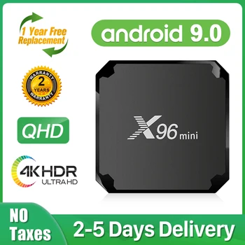 

Android 9.0 TV X96mini Set Top Box S905W 1+8G 2+16G Smart TV Box X96 Mini 2.4G wifi QHD FHD Media Player No App Included