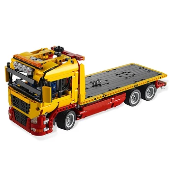 

Technic Compatible Building Blocks 8109-1 Flatbed Truck Blocks 1115PCS Bricks Kids Creativity Toy For Children Gift