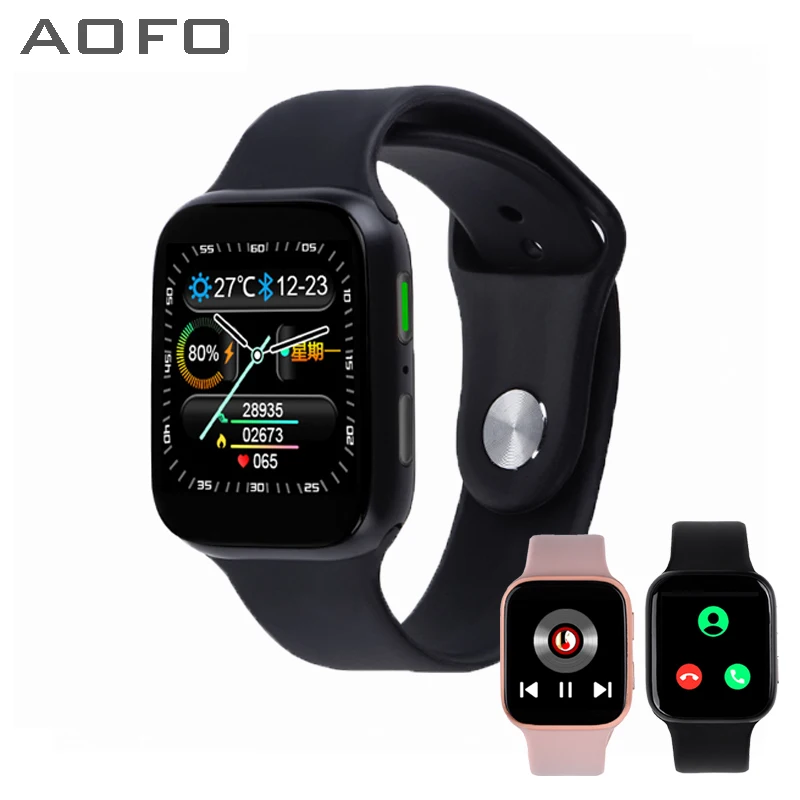 

AOFO Smart Watch Full Touch Smartwatch Fitness Tracker Blood Pressure Fitness Tracker Bluetooth call music smart watch