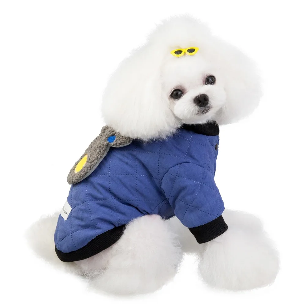 Холодная зима Собака Куртка для питомца жилет теплый наряд Одежда для маленьких средних собак пальто куртка для маленьких собак