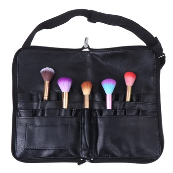 

1PCS Makeup Brush Holder Case Bag Makeup Brushes Bag Zipper Artist Strap Cosmetic Brush Holder