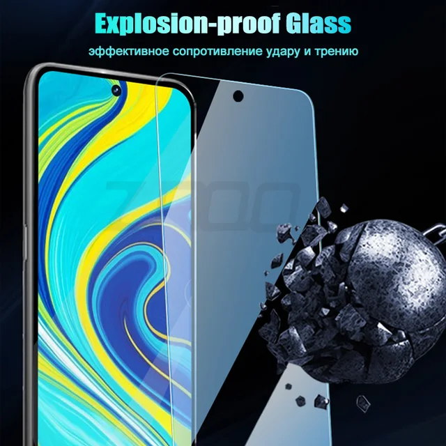 3Pcs Tempered Glass Screen Protector for Xiaomi Redmi Note