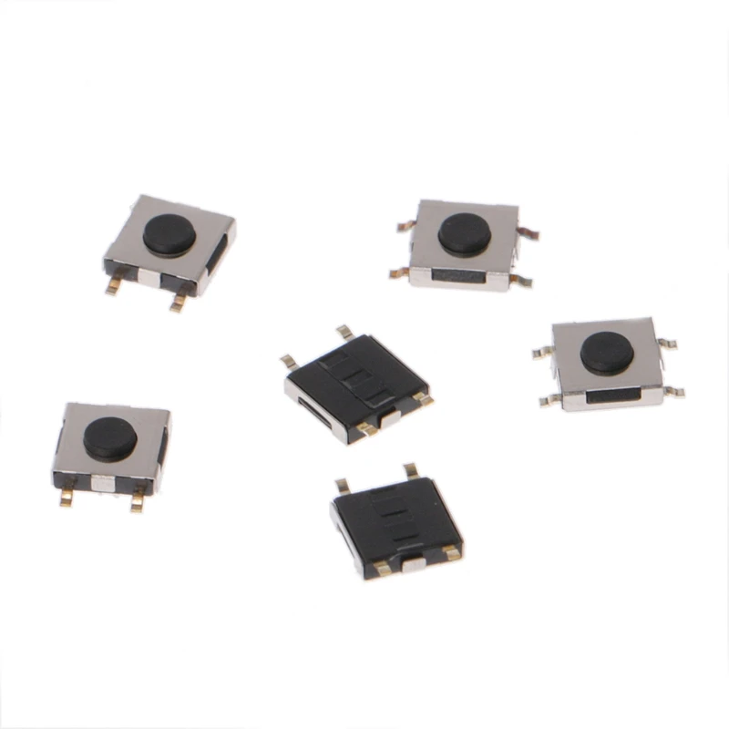 

100 Pcs 4 Pin 4x4x1.5mm SMD Momentary Tactile Push Button Switch Micro Switch