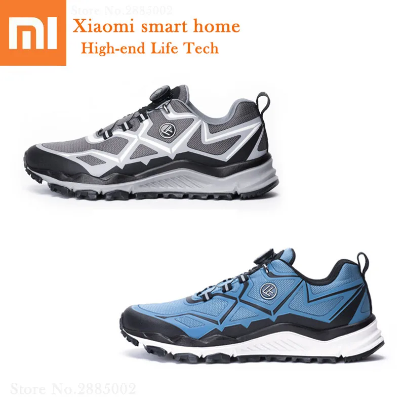 

Xiaomi Freetie Knob Outdoor Running Shoes Non-slip High-elastic Cushioning Knob Lacing Elastic Mesh Upper Travel Hiking Shoes