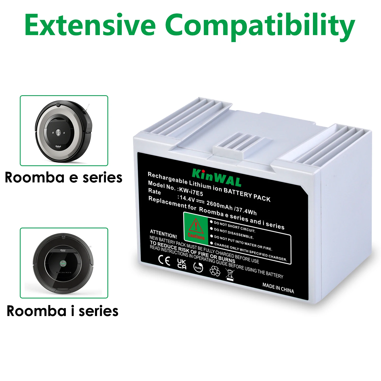 Lithium Ion Battery for Roomba® e & i series