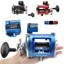 Троллинг Рыболовная Катушка 12BB Коррозионностойкие подшипники 3,8: 1/5. 2:1 левая/правая рука пресноводная/соленая леска счетчик барабанные катушки