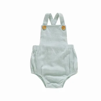 

New 2020 Infant Newborn Baby Boys Girls Romper Summer Cotton Sleeveless One-pieces Suspender Jumpsuits Cotton Clothes Outfits