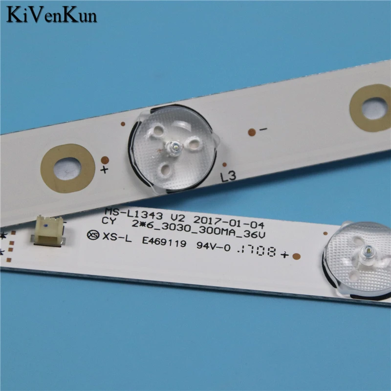 Tv LED Ʈ Ʈ Vityas 32L301C18 LED TV  MS-L1343 V2 CY 2 * 6_3030_300MA_36V   JL.D32061330-081AS-M