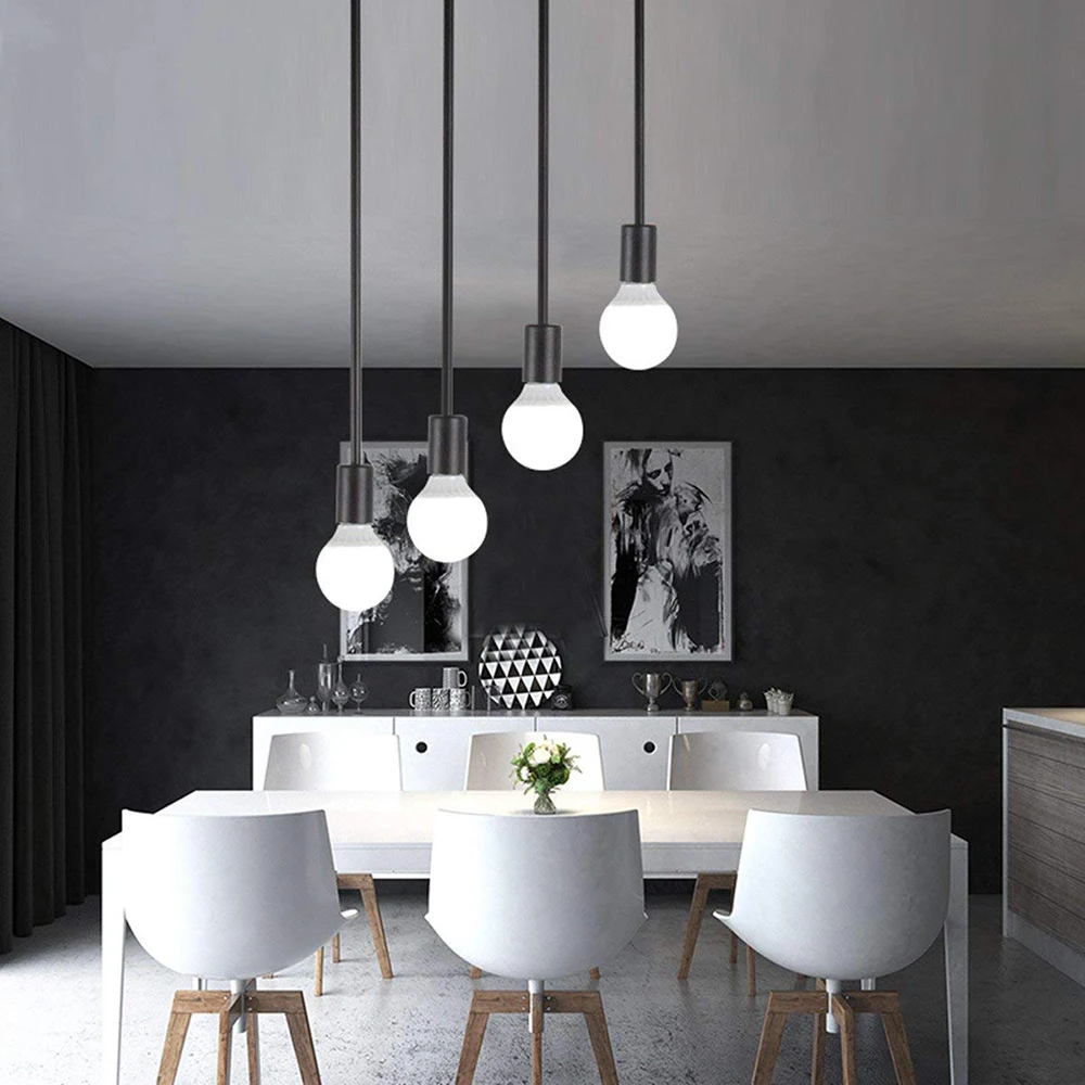 Цоколь E27 Потолочный подвесной светильник держатель для светильника