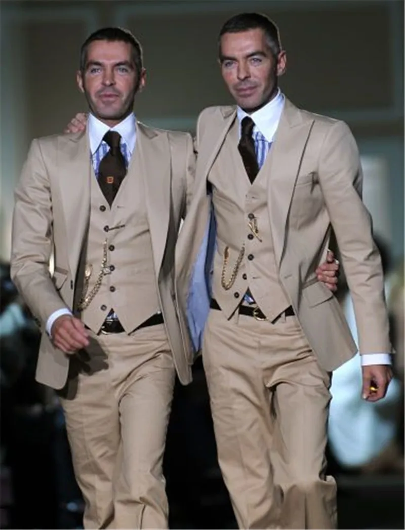 

Custom Made 2020 Wedding Men Suit Slim Fit Tuxedo 3 Piece Suits Groom Prom Best Man Blazer Groomsmen Terno Masculino Suits