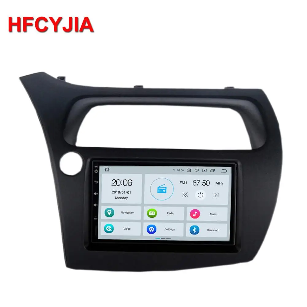 

Coika PX6 4+64G Android 9.0 System Car Radio For Honda Civic GPS Navi Stereo WIFI OBD DVR SWC RDS Multimedia Player BT USB SD