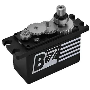 

Power HD B7 Short Body Brushless High Pressure Steel Tooth Servo Steering Gear Revolution Version for RC Car with 8cm Wire