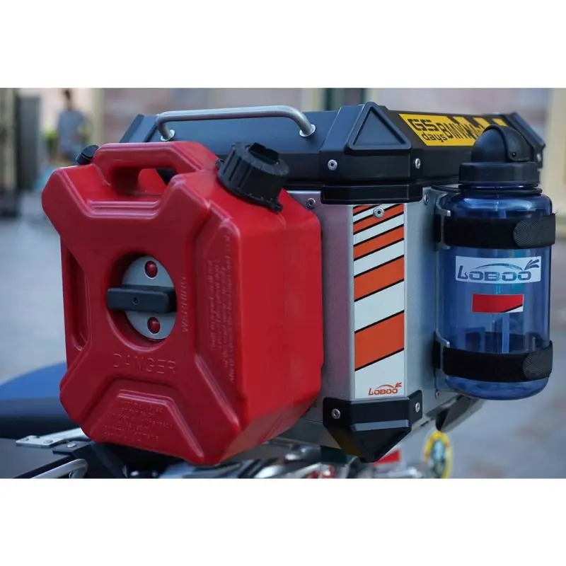 Motorcycle 3L Portable Jerry Can Gas Anti-static Plastic Car Fuel Tank Q9QD