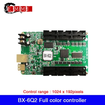 

BX-6Q2 Full Color LED Control Card USB + Ethernet Port Asynchronous RGB Lintel LED Display Controller 1024*192 Pixels