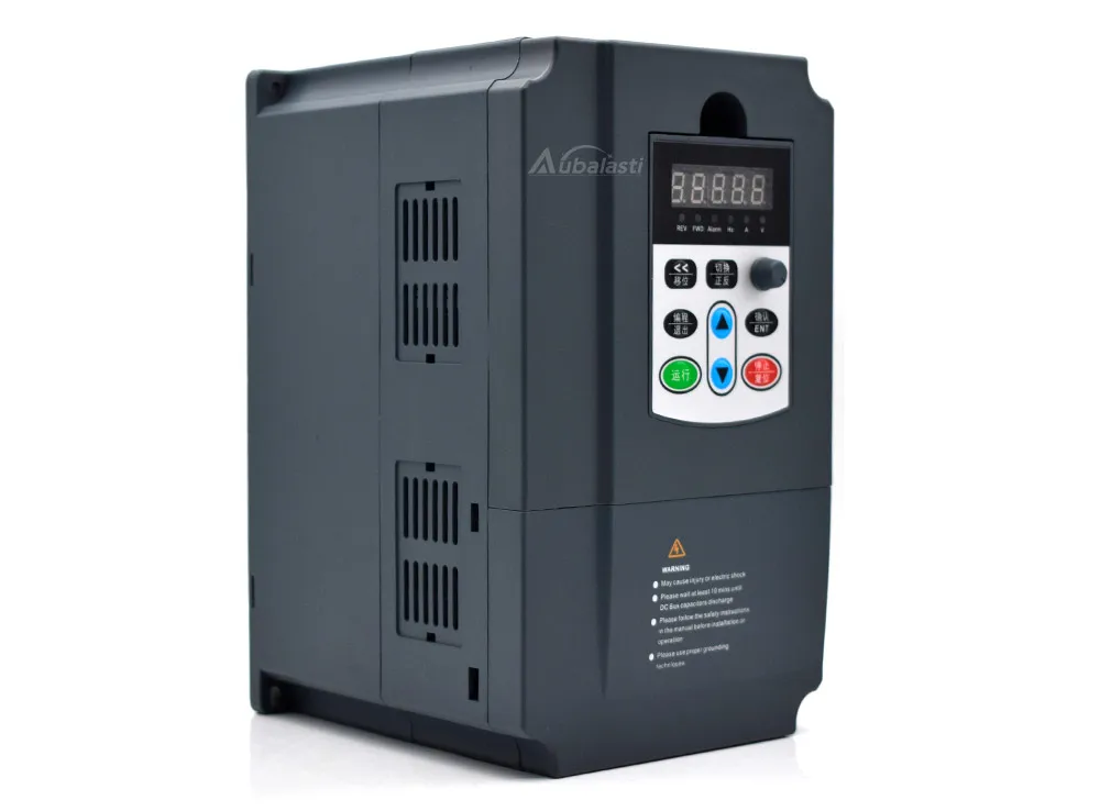 Aubalasti Inverter 7.5KW Single Phase 220V Turn 3 Phase 380V Current 26A for CNC machine