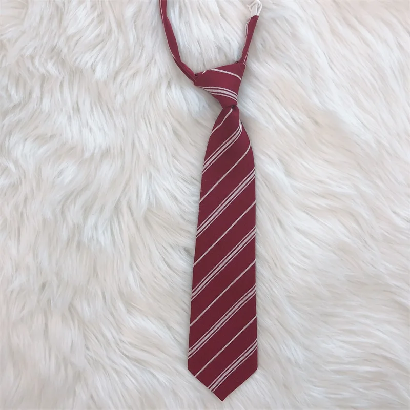 Red White Tie Японская форма Jk галстук-бабочка Милая школьная форма аксессуары подростковые резинки для девочек студенческий клетчатый галстук-бабочка широкий галстук регулируемый - Цвет: Red White Tie