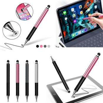 

2 in 1 Touch Screen Capacitive Stylus Precise Stylus Pen For Tablet PC And SmartPhone Multi-Functional Drawing Pencil For iPhone