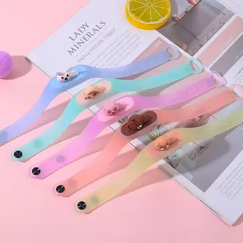 

Kids Cartoon Anti Mosquito Wristband Insect Bugs Repellent Bracelet Waterproof Adjustable Children Bangle