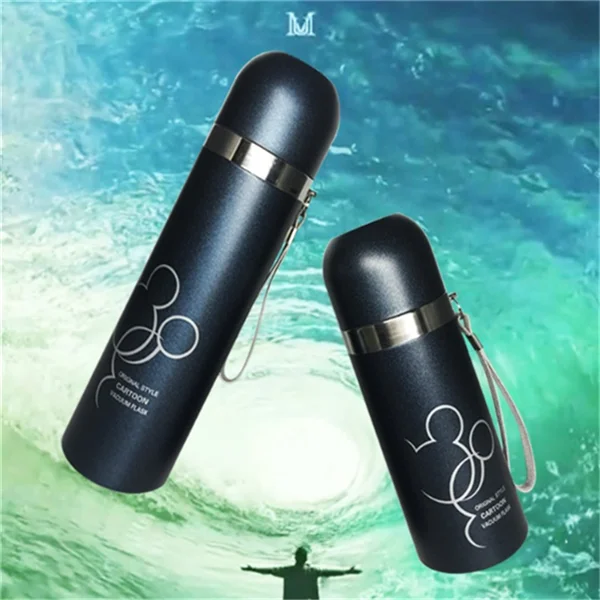 03 one cup 350ml 1 шт 350 мл 500 мл Дисней Микки мультфильм чашка вакуумная изоляция пуля бутылка из нержавеющей стали термос чашка портативный открытый бутылка - Цвет: 03 one cup 350ml