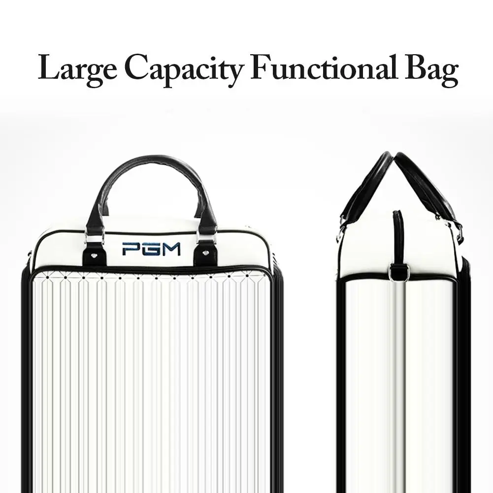 New Golf Bag Golf Clothes Bag Men& Women Shoes Package Box-shaped Large Capacity Double-deck Clothes Bag