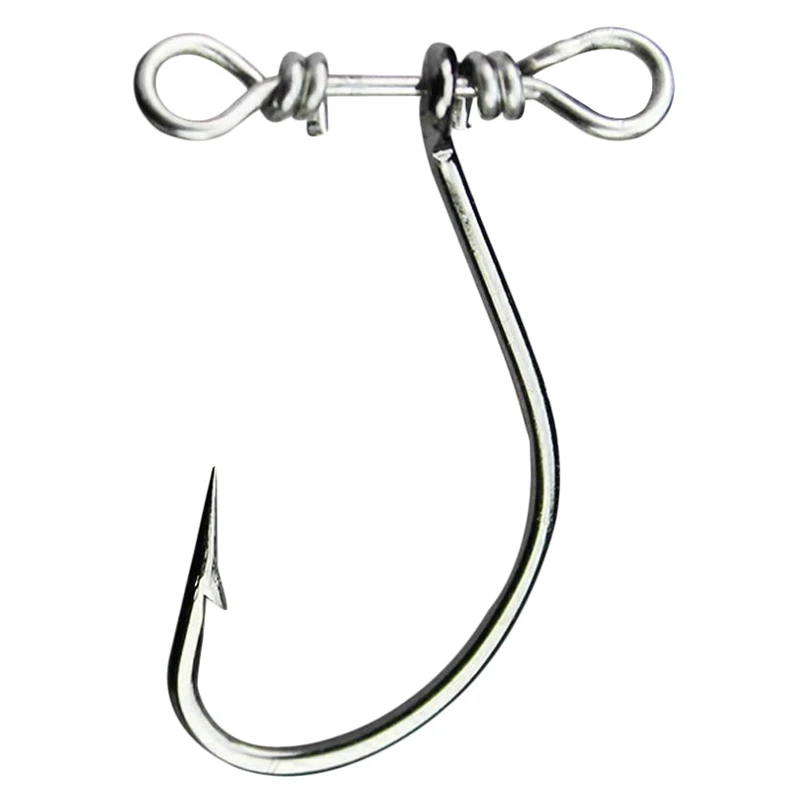 

ABUO-20Pcs/Set 2.5Cm 0.4G Crank Fishing Hook High Carbon Steel Sharpen Soft Bait Lure Fish Hooks Single Hooks for Fish Tackle To