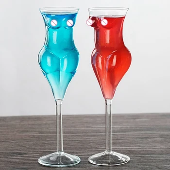 

New Creative Wine Glass Tumbler Female Shape Wine Design Cocktail Drink For Family Creative Gifts