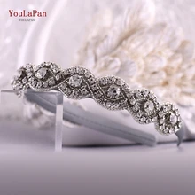 YouLaPan S28-FG, модные роскошные блестящие стразы, повязка на голову, свадебный камень, ободок для волос, женские аксессуары для волос, винтажная диадема в стиле барокко