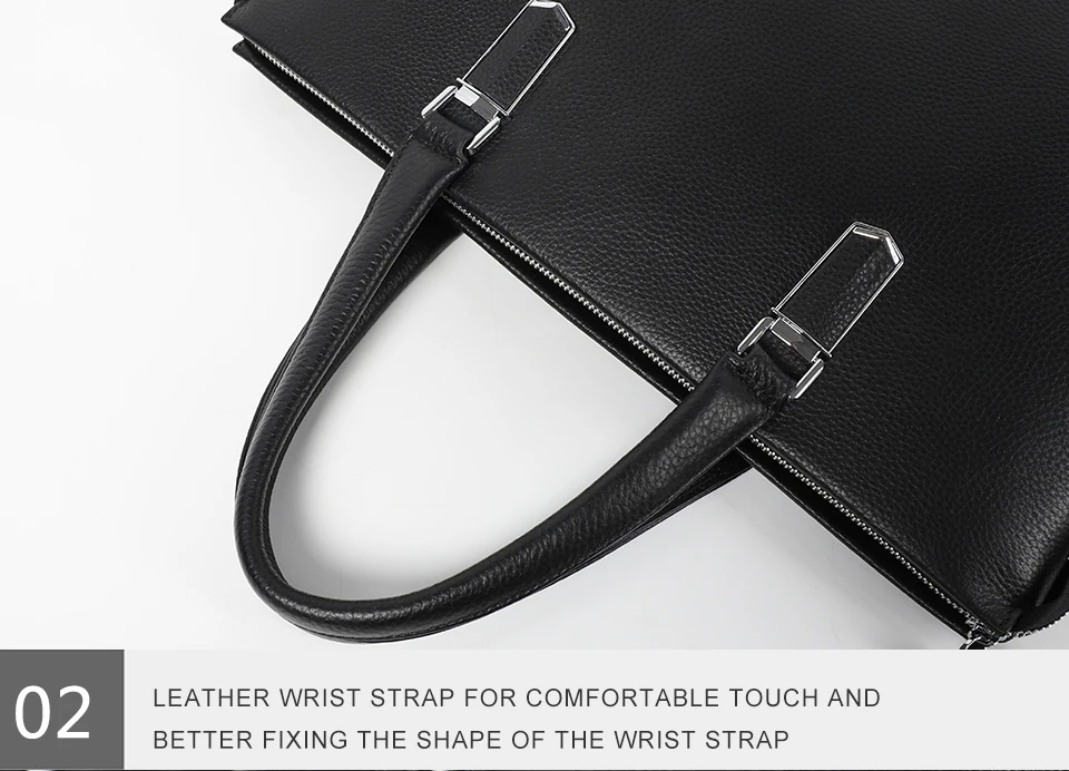 New Genuine Leather Briefcase for Men Travel Bags Causual Crossbody Bag Men Bag Laptop Briefcase Bag Male Handbag Fashion