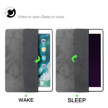 

Retro Case For iPad 10.2 2019 7th Generation Leather Cover + Silicon TPU Smart Auto Sleep Wake Tablet Case For Apple New iPad A4