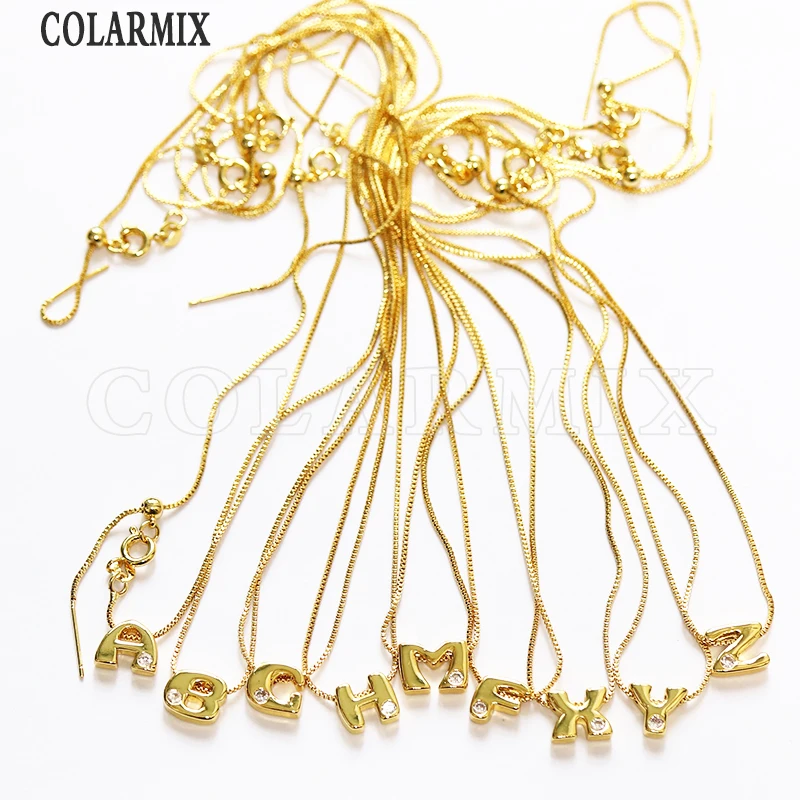 Модное регулируемое ожерелье в виде алфавитов 20 нитей ювелирные изделия для
