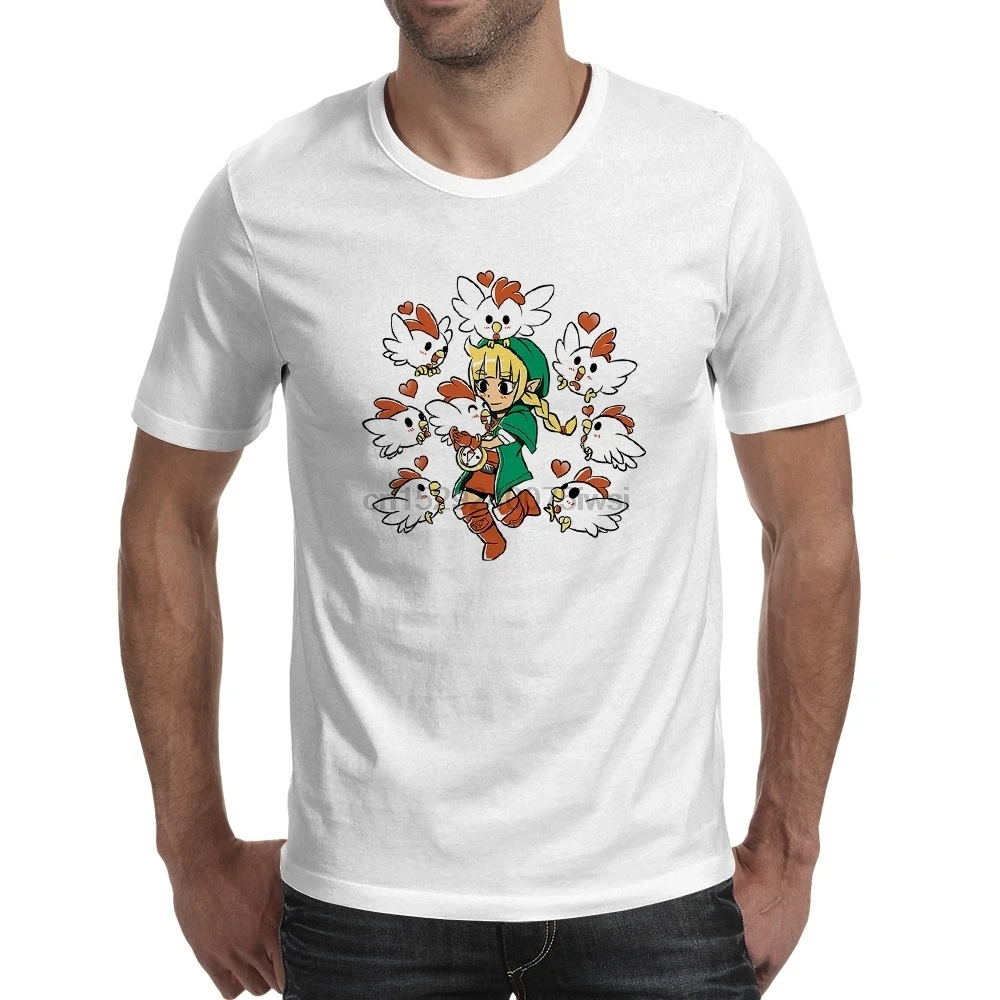 Футболка ссылка с цыплятами популярная новая дизайнерская футболка Легенда о
