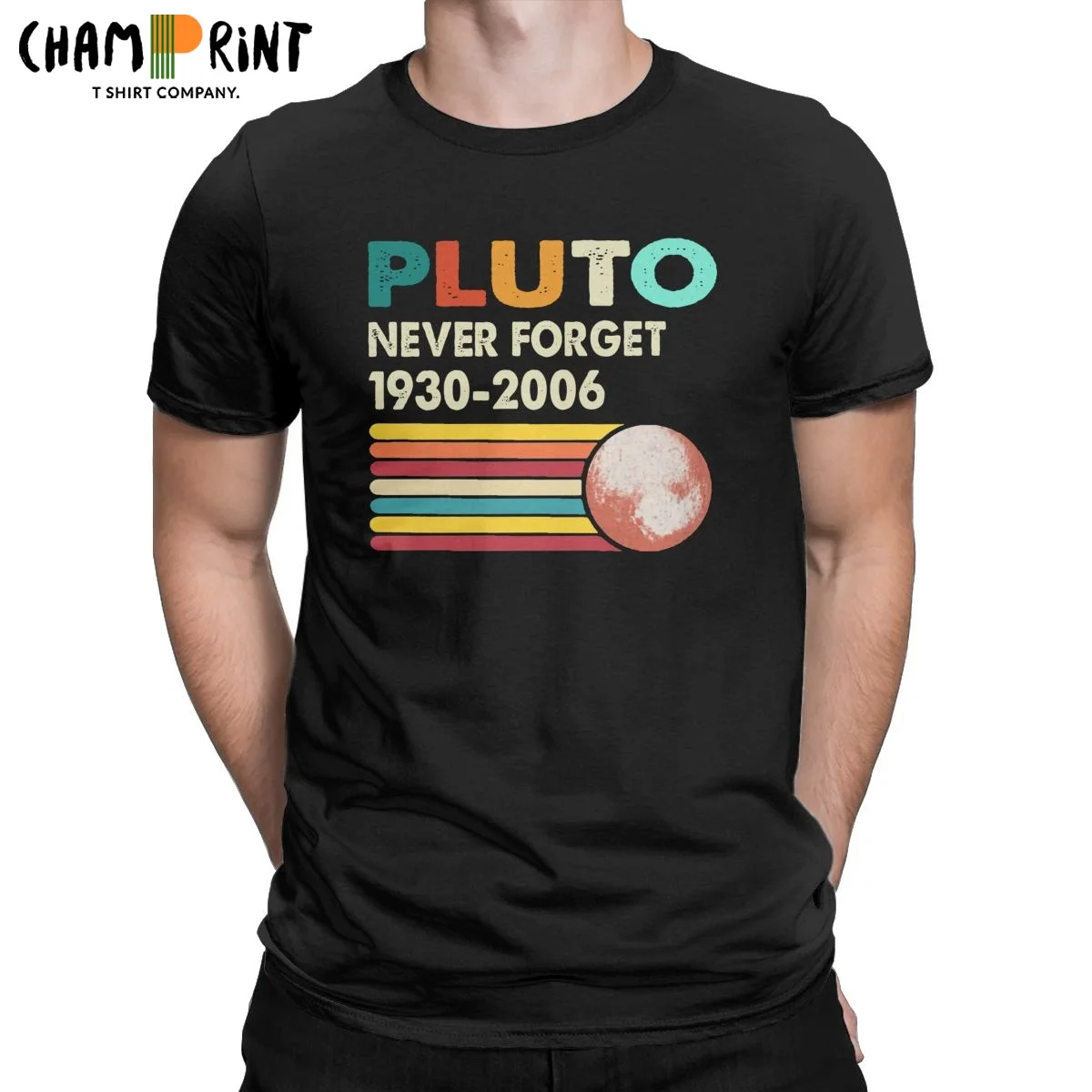 Для Мужчин's Плутон никогда не забывайте 1930 2006 Ретро Стиль Смешные пространство