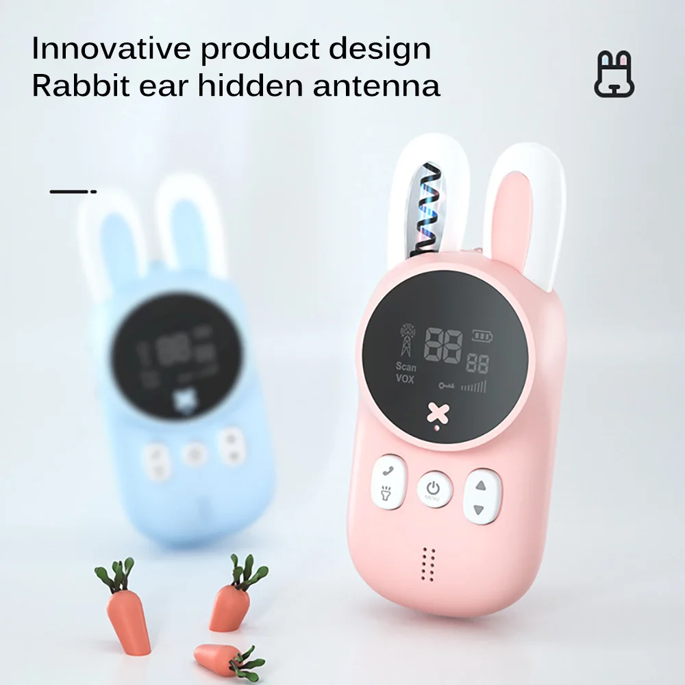 Telefone do Miúdo Eletrônico sem Fio Brinquedo para Crianças Portátil de Longa Walkie Talkie Distância Recepção Educação Interfone Falando Máquina 3 Online shopping