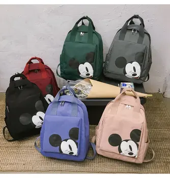 

2019 Mickey Backpack Women Shoulder Bag Cartoon Ladies Travel Backpack Female Laptop Bag Storage Bag Mochila Feminina Rucksack
