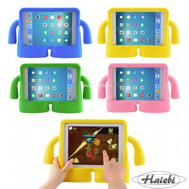

Cute 3D Cartoon Kids Child Shock Proof EVA Foam Handle Stand Tablet Case for Apple IPad Samsung Silicon Case