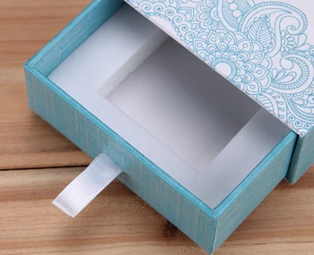 

Wholesale Custom Logo Rigid Sliding Out Drawer Box for Jewelry cardboard boxes for packing ---DH10332