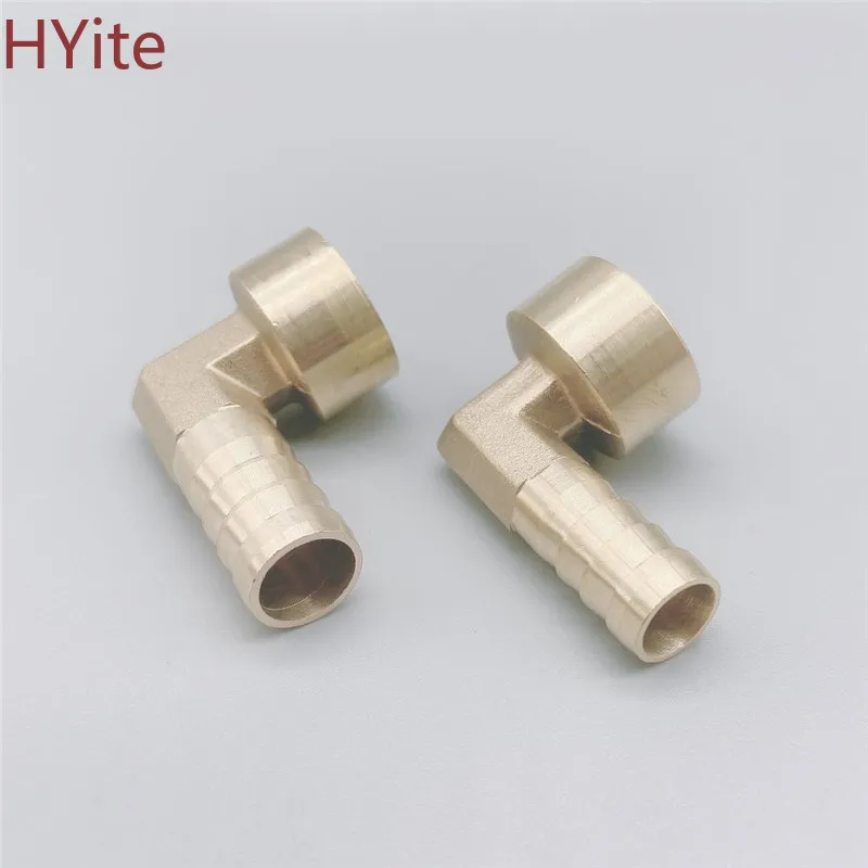 Локоть латунный колючий фитинг 8 ~ 16 мм шлангов x 1/4 &quot3/8&quot 1/2 &quotЖенский резьбовой