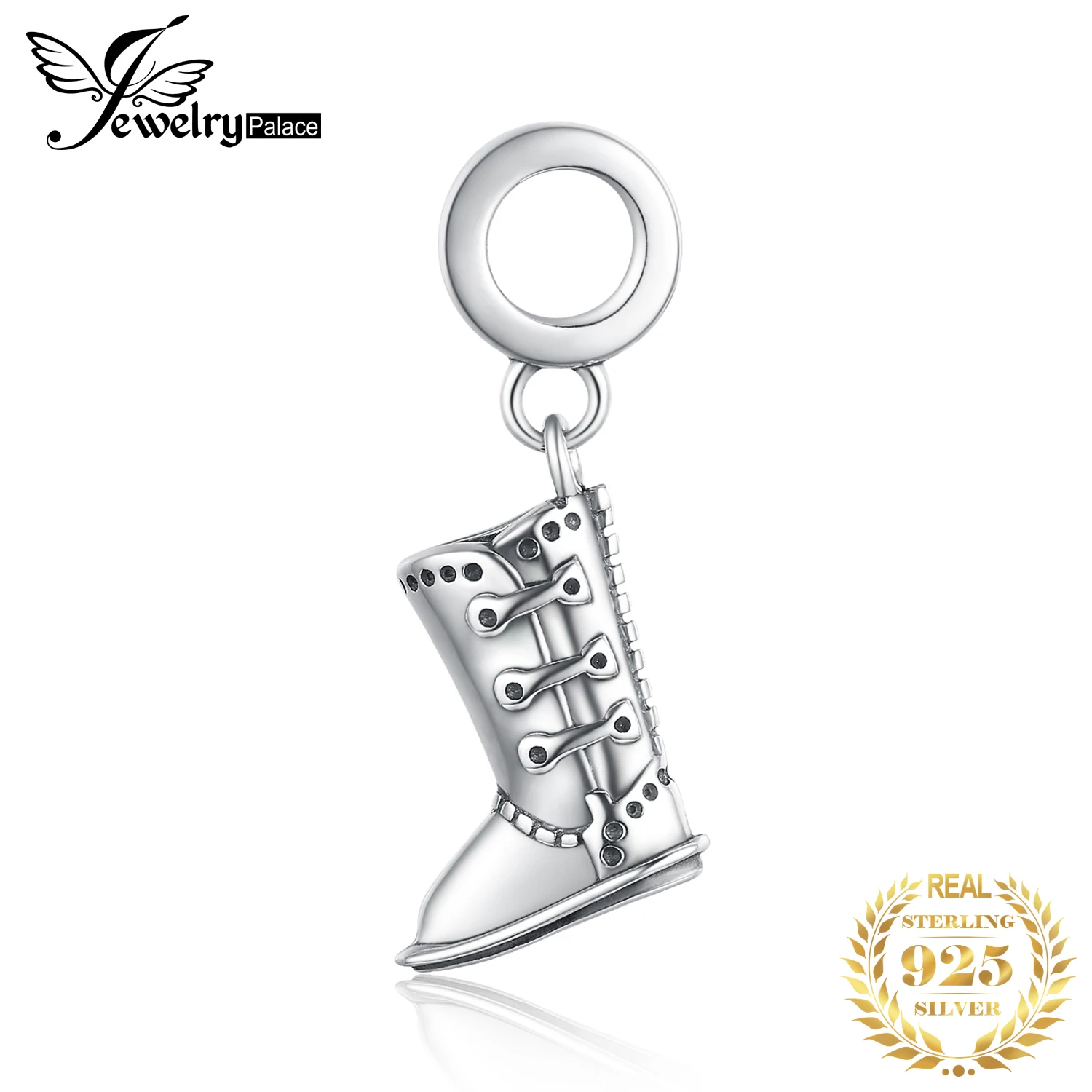 JewelryPalace 925 пробы серебряный шарм зима любовь снегоступы бусины Новинка 2018 года