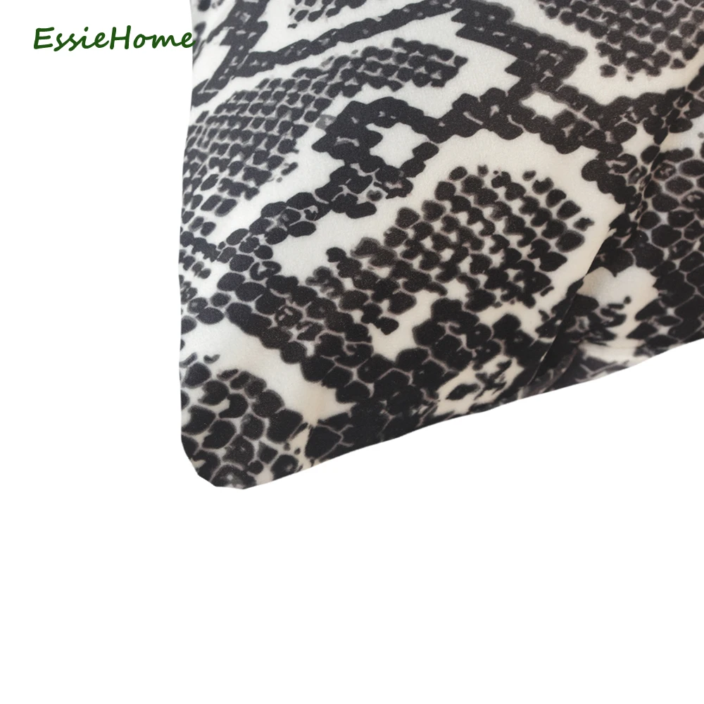 Essie Home тропический животный принт змеиной кожи джунгли цифровая печать бархатная Наволочка на подушку наволочка на подушку для Гостиная