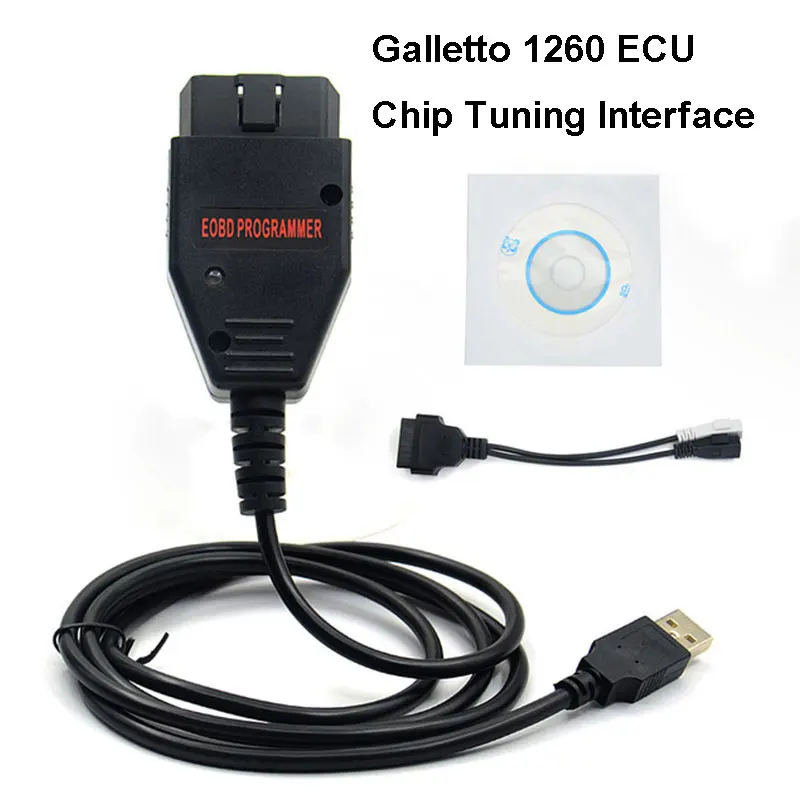 Профессиональный Galletto 1260 ECU чип Тюнинг инструмент EOBD/OBD2/OBDII Flasher Galleto 1260 ECU Flasher программист сканер