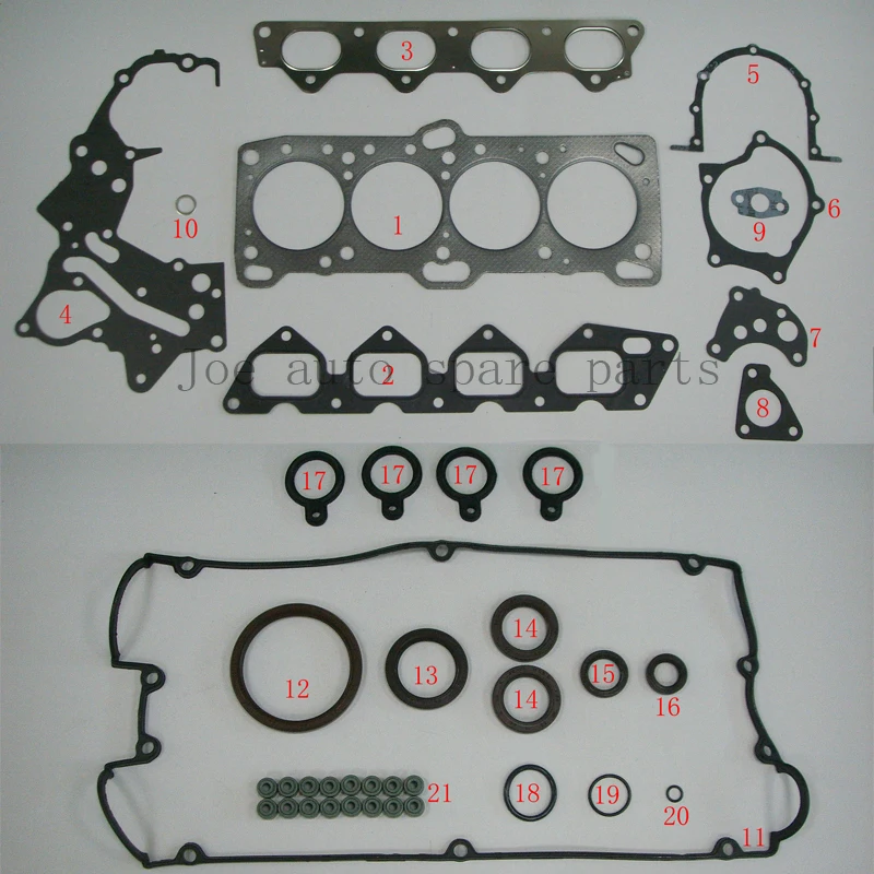 Полный комплект прокладок двигателя G4CP G4CPD G4CPDM 16 В для Hyundai Sonata / Kia Joice 2.0L 1997cc 1993 2002